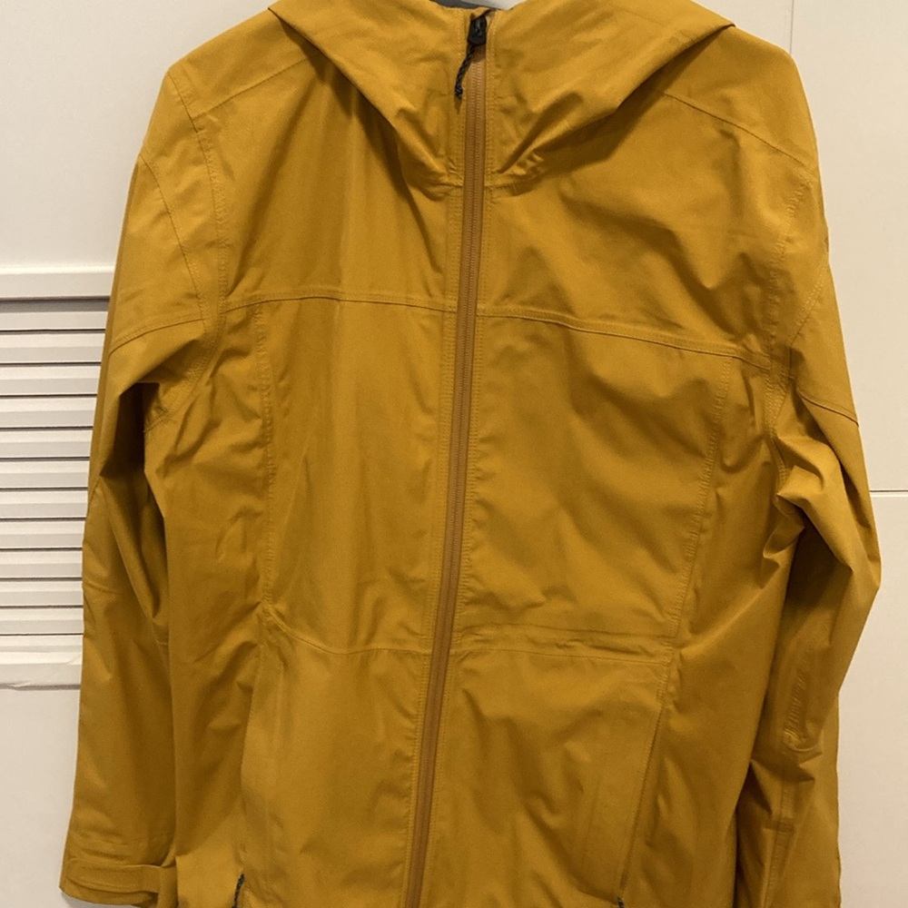 Kuhl Yellow Raincoat Lightweight Water-Resistant